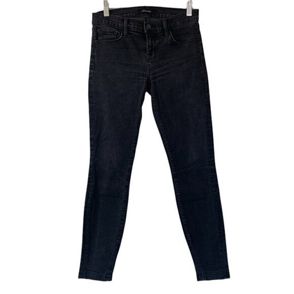 Denim - J Brand Vanity Faded Black Skinny Jeans Altered Inseam Size 26